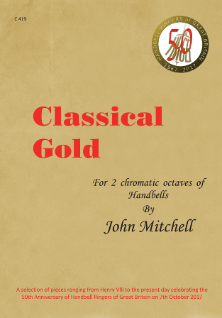 Classical Gold (C419) 2 Octaves Staff